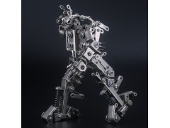 机械党创意手表支架全金属手工拼装机器人手办模型男士手表