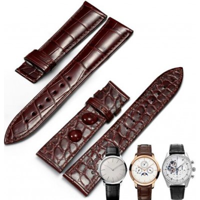 手表配件适用于真力时系列手表带美洲双面鳄鱼真皮手表链