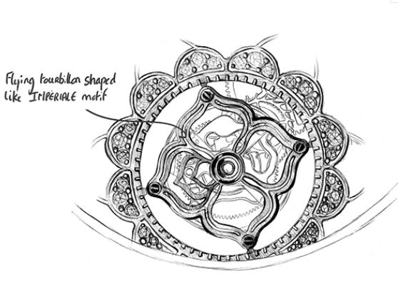 Chopard萧邦IMPERIALE飞行陀飞轮腕表汇聚了精湛制表技艺与珠宝工艺
