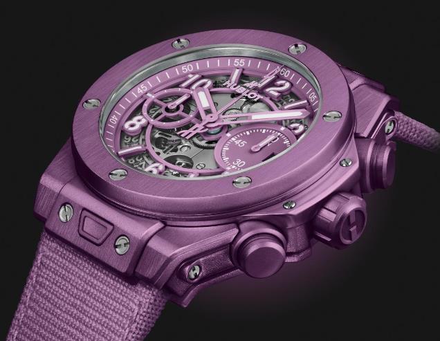 宇舶 BIG BANG 推出 UNICO 夏季紫色限量版腕表（图）